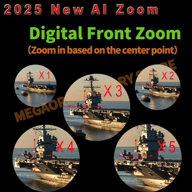 Alt view image 3 of 6 - NK008 Digital 1080P Day & Night Vision Monocular Camera with 940nm IR Digital Telescope for Observation Camping (NK008-50-IR940)