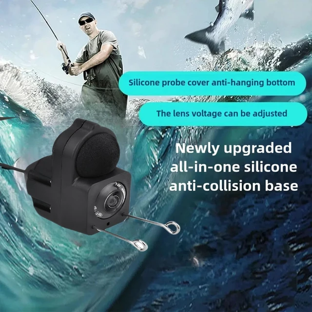 Alt view image 3 of 7 - Fishing Camera 4.3" Underwater Fish Finder for Ice Lake Sea Fishing IP68 waterproof, 30m deep diving, enhanced vision ultra wide lens for freshwater & offshore angling