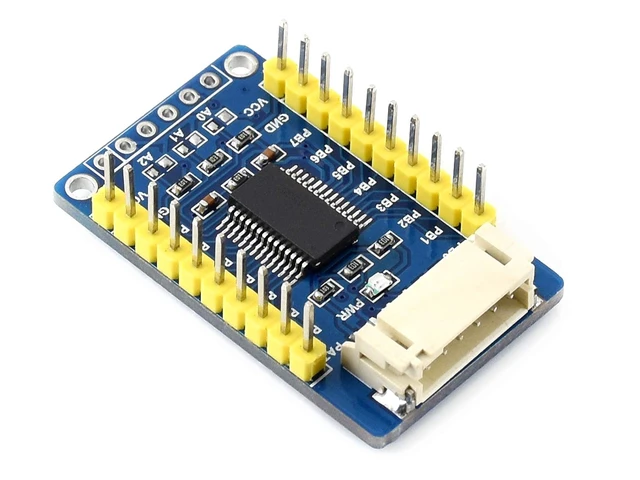 Alt view image 2 of 7 - MCP23017 IO Expansion Board 5V/3.3V Expands 16 I/O Pins,I2C Interface 8pcs of Boards can Stack to Use at The Same Time up to 128 I/O Pins Allows Multi I2C modules to be Stacked