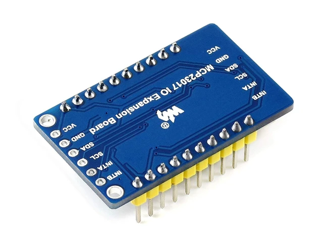 Alt view image 4 of 7 - MCP23017 IO Expansion Board 5V/3.3V Expands 16 I/O Pins,I2C Interface 8pcs of Boards can Stack to Use at The Same Time up to 128 I/O Pins Allows Multi I2C modules to be Stacked