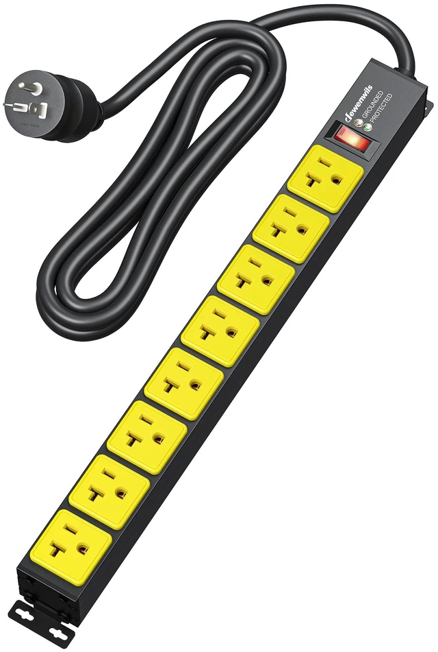 Main image of 20 Amp Power Strip, 12 Gauge Extension Cord, 6FT, UL Listed 20 Amp Power Strip, 12 Gauge Extension Cord, 6FT, UL Listed