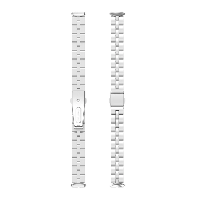 Alt view image 7 of 7 - Bands Compatible with Fitbit Luxe Metal Stainless Steel Watch Band Replacement Classic Durable Solid Link Accessory Buckle Metal Strap Wrist Band for Luxe Fitness Wellness Tracker