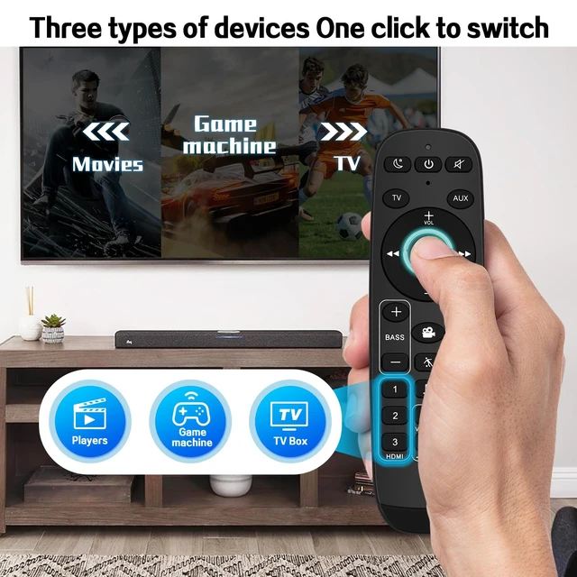 Alt view image 3 of 7 - Replacement Soundbar Remote Control for Polk Audio Sound bar,Compatible with Polk Magnifi Mini AX/Magnifi Max AX/Magnifi Max AX SR Surround Sound System