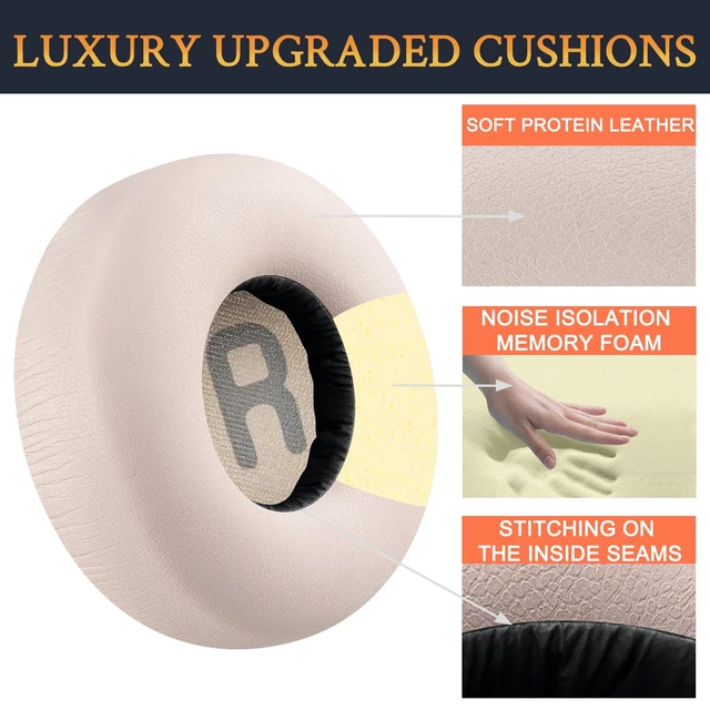 Alt view image 4 of 7 - Earpads for JBL Tune(600/660/670) - Pink for JBL Tune 600BTNC/660NC/670NC Headphones