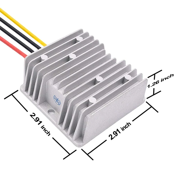 Alt view image 3 of 6 - DC to DC High Efficiency Voltage Converter 36/48V to 12V 20A 240W Buck Converter DIY Power Supply Step-Down Transformer