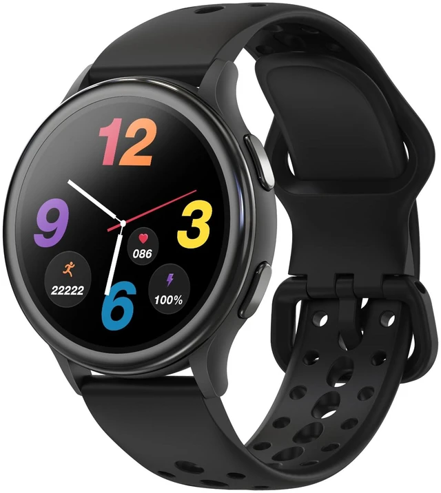 Main image of Smart Watches for Women(Answer/Make Calls), 1.27'' AMOLED Screen Activity Trackers with Heart Rate/Sleep/SpO2 Monitor, Smartwatch for iPhone/Samsung/Android, 120+ Sport Modes IP68 Fitness Watch Black