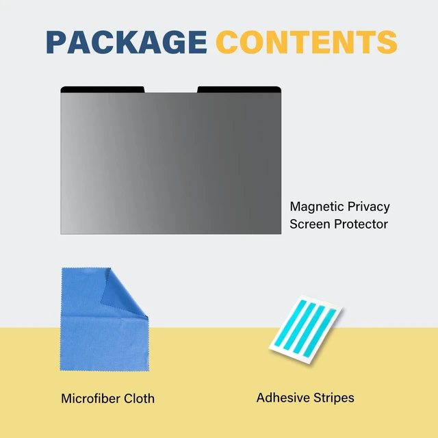 Alt view image 7 of 7 - Magnetic Privacy Screen Protector for Surface Laptop 15 inch (6/5/4/3/2/1), Removable Anti-Glare Blue Light Filter, Compatible with Surface Laptop 15"