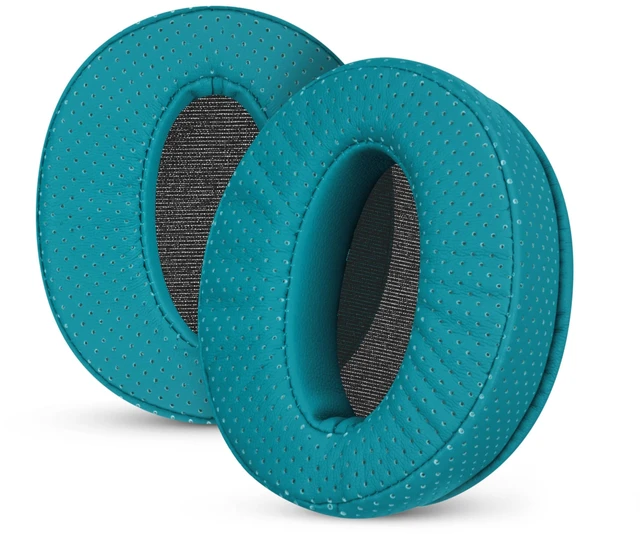 Main image of Replacement Perforated Earpads for Sennheiser HD4.50BT HD4.50BTNC HD450BT HD4.50SE HD4.40BT HD4.30G HD4.20S HD458BT HD450 HD400S & HD 350BT - Memory Foam for Extra Comfort by (Turquoise)