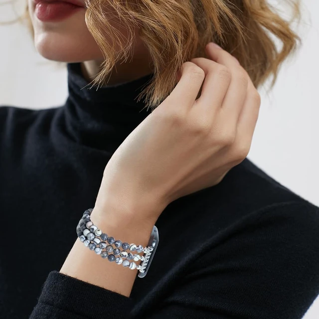 Alt view image 7 of 7 - Fashion Wristband Compatible with Fitbit Versa 2 Bands