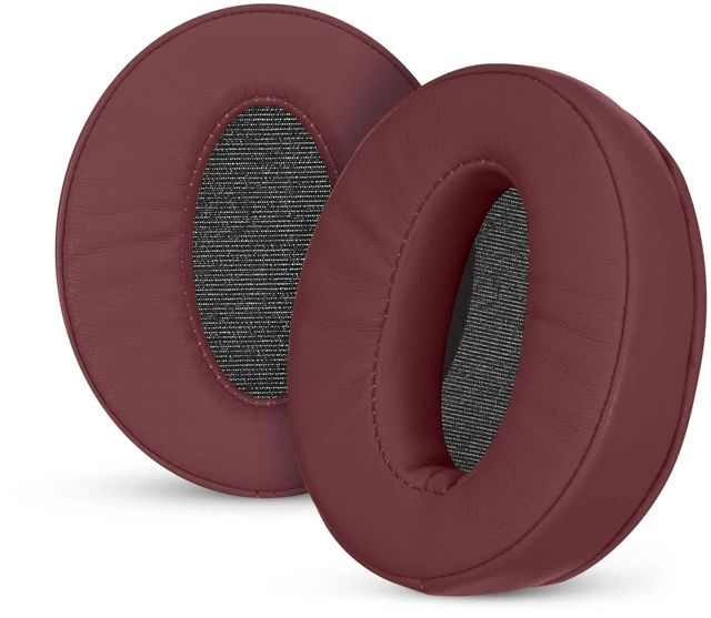 Main image of Replacement Earpads for Sennheiser HD4.50BT HD4.50BTNC HD450BT HD4.50SE HD4.40BT HD4.30G HD4.20S HD458BT HD450 HD400S HD 350BT. Soft PU Leather + Memory Foam for Extra Comfort - (Dark Red)
