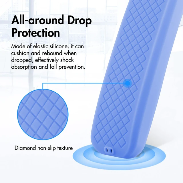 Alt view image 2 of 5 - Remote Cover for Superbox S5 PRO, S4 PRO, S5 S6 Max 2024, S5MAX, S6MAX 2025, S 6-Ultra, S 6-MAX Box TV Voice Remote Case Blue Sleeve Glow in Dark