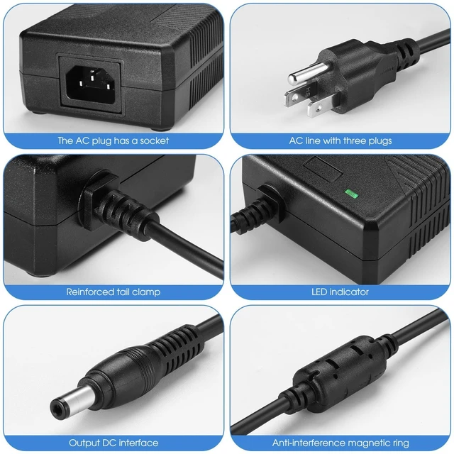 Alt view image 4 of 7 - 19.5V 10.26A 200W Power Supply, Compatible with Sony TVs, Comes with a Power Cord Included