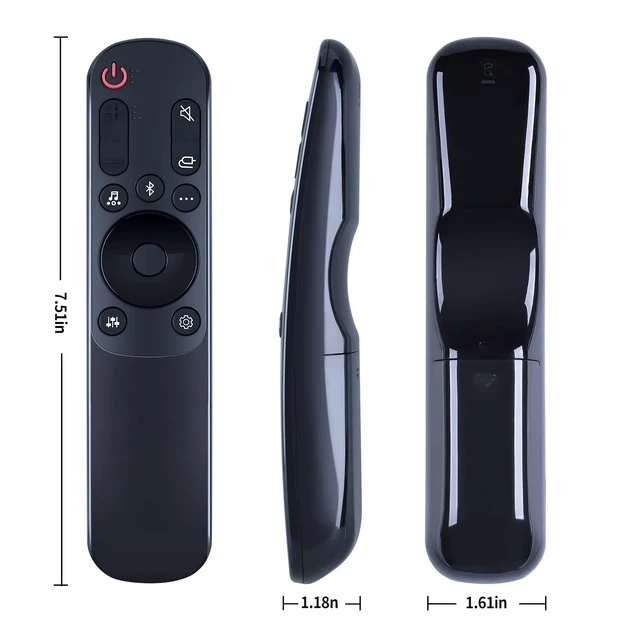 Alt view image 7 of 7 - Replacement Remote Control for LG Soundbar AKB76038001 Compatible with LG Sound Bar SP7Y SP8YA SP9YA SP60Y S80QY S90QY S65Q S75QR S95QR SP70 S95TR S60T