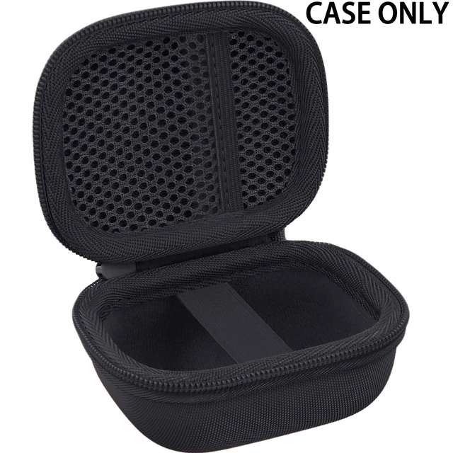 Alt view image 4 of 7 - Hard Case for Beats Powerbeats Pro 2 with Carabiner Clip, Black Travel Storage, Space For Earbuds And Accessories, Soft Lining, Protective Exterior