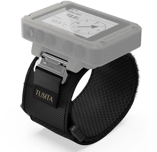Main image of Wrist Straps Compatible with Garmin Foretrex 601 701 801 901 Wrist-Mounted GPS - Tactical Black