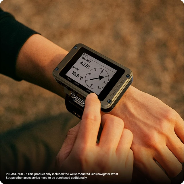 Alt view image 7 of 7 - Wrist Straps Compatible with Garmin Foretrex 601 701 801 901 Wrist-Mounted GPS - Tactical Black