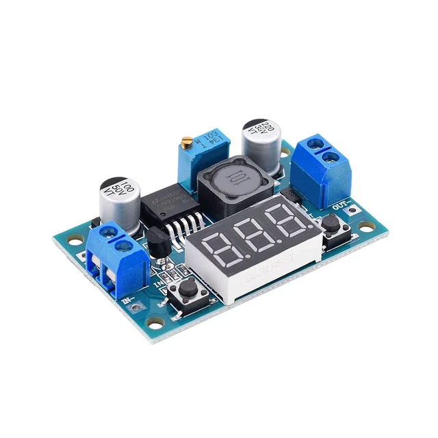 Alt view image 2 of 6 - 3 Pack LM2596 DC to DC Voltage Regulator 4-40V to 1.5-35V Buck Converter with LED Display