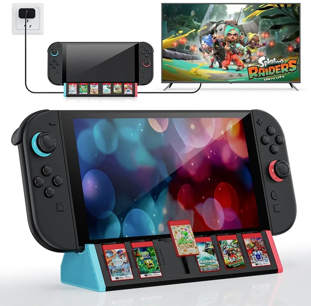 Main image of Portable TV Dock for Switch 2 4K@144Hz HDMI, 2 USB Ports, 100W Type-C PD, Travel Replacement Dock, Switch 2 Only