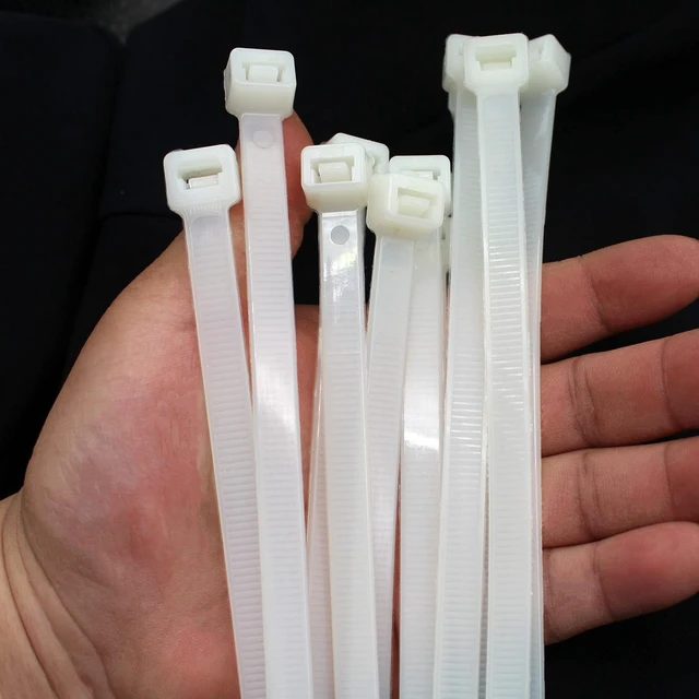 Alt view image 6 of 7 - Extra Long Zip Ties Heavy Duty Outdoor, White Large Zip Ties 48 inch, 12PCS Premium 48 inch Cable Ties, 175 Pounds Tensile Strength, White