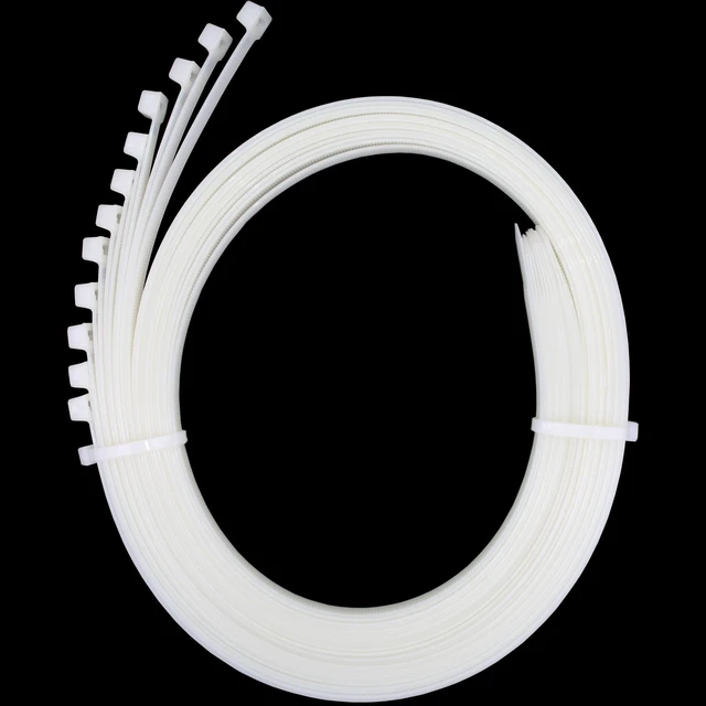 Alt view image 7 of 7 - Extra Long Zip Ties Heavy Duty Outdoor, White Large Zip Ties 48 inch, 12PCS Premium 48 inch Cable Ties, 175 Pounds Tensile Strength, White