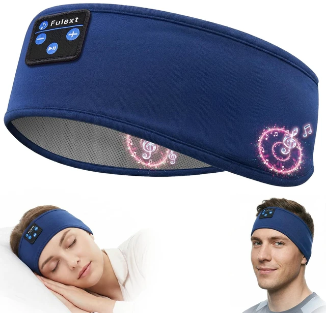 Main image of Sleep Headphones Bluetooth 5.4, Wireless Sleep Headphones for Side Sleepers, Ultra-Thin Stereo Speakers & Long-Lasting Time Battery, Sweat-Proof Earphones (Deep Blue)