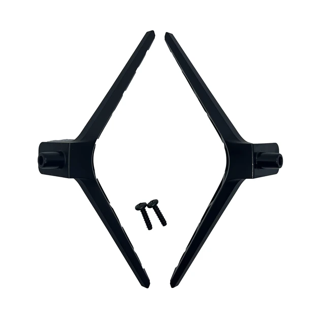 Alt view image 5 of 7 - OEM Replacement TV Base Stand Legs Compatible with Vizio Base Tabletop TVs - D24f-G1, Screws Included
