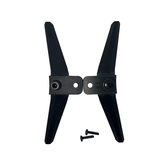 Alt view image 6 of 7 - OEM Replacement TV Base Stand Legs Compatible with Vizio Base Tabletop TVs - D24f-G1, Screws Included