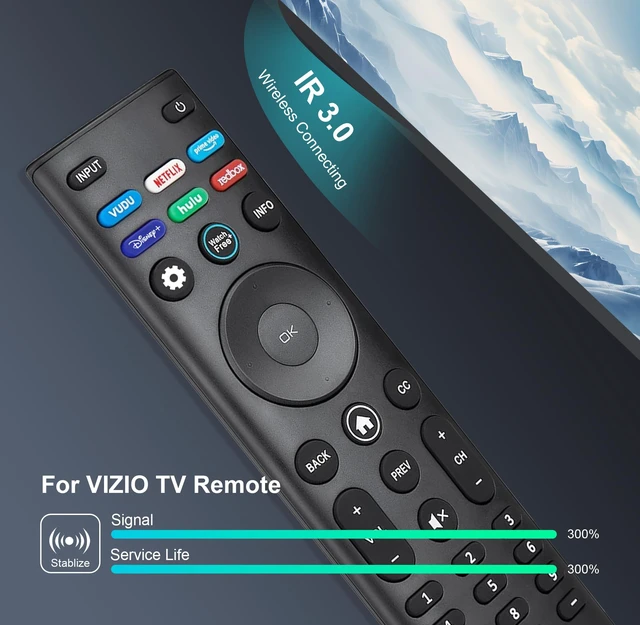 Alt view image 4 of 7 - 2 Pack for VIZIO Smart TV Remote Replacement XRT140 XRT136 XRT260 XRT270 Universal Remote Control for VIZIO Smartcast D, E, M, P, V, PX Series Smart TVs - Easy to Setup,with 6 Shortcut Buttons