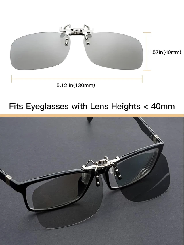 Alt view image 5 of 7 - RealD 3D Glasses Clip On (2 Pack), 3D Glasses for Glasses Wearers Movies at Home, 3D Viewing Glasses with Durable Metal Clip & Hard Box