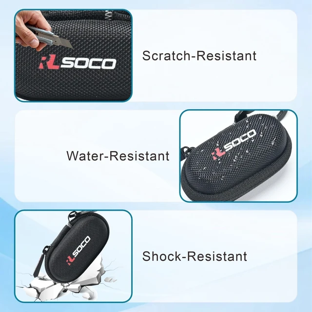 Alt view image 5 of 7 - Hard Case for Status Pro X Wireless Earbuds (Case Only)