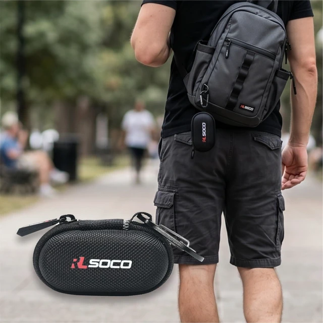 Alt view image 7 of 7 - Hard Case for Status Pro X Wireless Earbuds (Case Only)