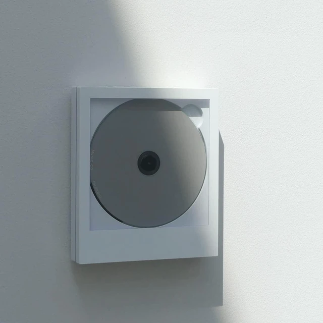 Alt view image 5 of 5 - Aluminum Wall Mount Bracket for Instant Disk Audio CP1 / CP2 CD Player - Aesthetic Room Decor Accessory