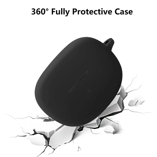 Alt view image 5 of 7 - Case for Bose Ultra Open Earbuds (2024) with Bling Keychain Accessories Soft Silicone Protective Case Cover Compatible with Bose Ultra Open with Bling Keychain Accessories for Women Girls (Black)