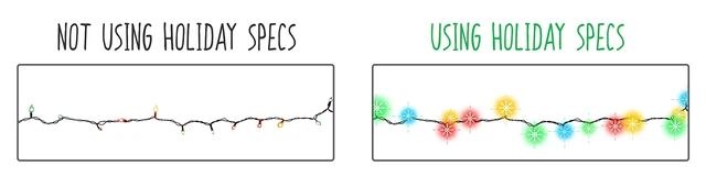 Alt view image 2 of 2 - Christmas 3D Glasses - Holiday Specs Turns Lights into Snowflakes - 50 Pack