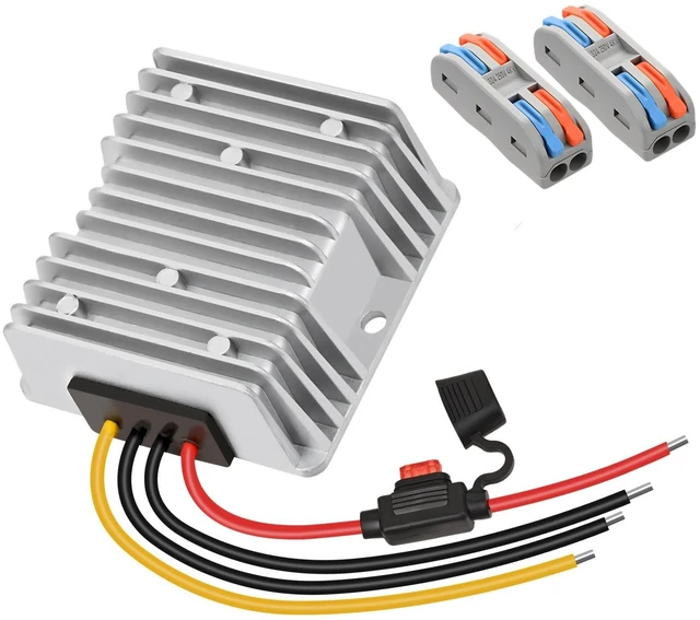 Main image of Input DC 18V-72V to 12V 10A 120W Buck Converter18V 20V 24V 36V 48V 60V 72V to 12V Step Down Converter Voltage Regulator Reducer Waterproof for Golf Cart