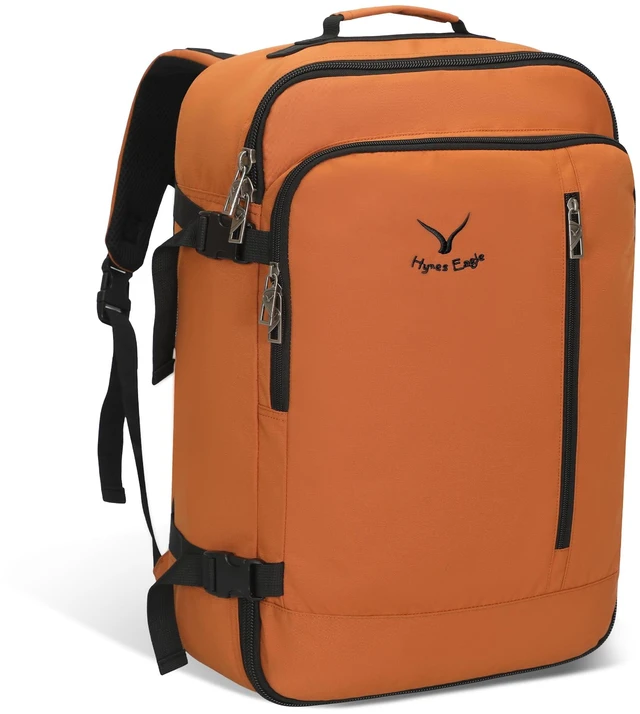 Main image of 38L Flight Approved Backpack Carry On Travel Bag for Men Women Bronze Large Weekender Cabin Luggage,Padded 15" Laptop Sleeve,Convertible Overnight Duffel,9 Organized Pockets