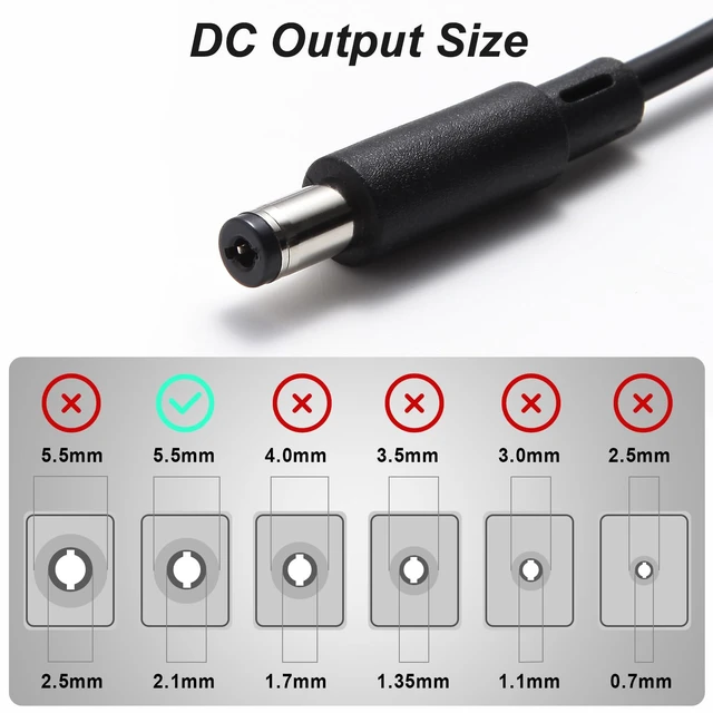 Alt view image 4 of 7 - 12V 5A DC Power Supply Adapter,UL Listed 12V 60W Power Supply with 5.5x2.1mm Plug&LED Plug,100V-240V 50-60Hz AC/DC Power Adapter,12 Volt 5Amp Power Supply for LED Strip Lights CCTV Camera