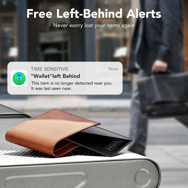 Alt view image 7 of 7 - 0.09in Slim Wallet Tracker Card for Apple iOS Find My App (4 Pack) Air Tracking Smart Card for Wallet, Wireless Charging, IP68 Waterproof, Key Finder & Item Locator for Keys, Bags, Passport