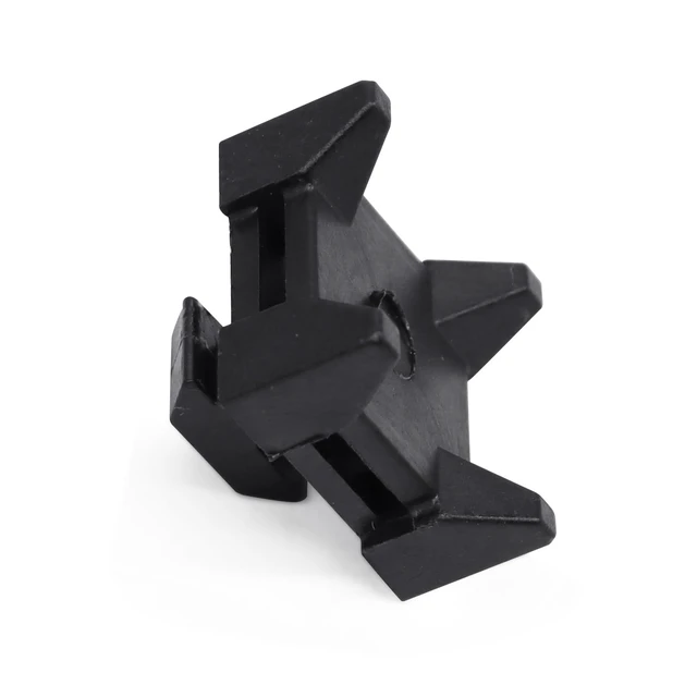 Alt view image 3 of 7 - 25 Pieces Plastic Cable Zip Tie Mounting Block, Cables Base Fixture, Wire Clips, Management Fastener for 40 Series Aluminum T-Slot Extruded Profiles