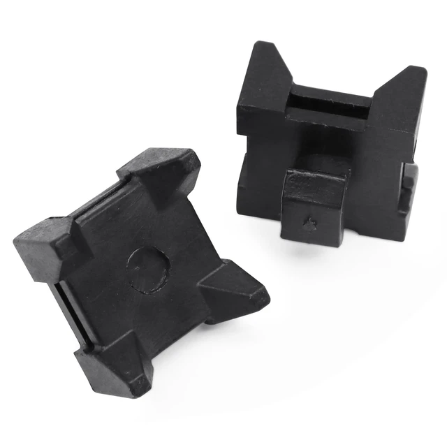 Alt view image 4 of 7 - 25 Pieces Plastic Cable Zip Tie Mounting Block, Cables Base Fixture, Wire Clips, Management Fastener for 40 Series Aluminum T-Slot Extruded Profiles