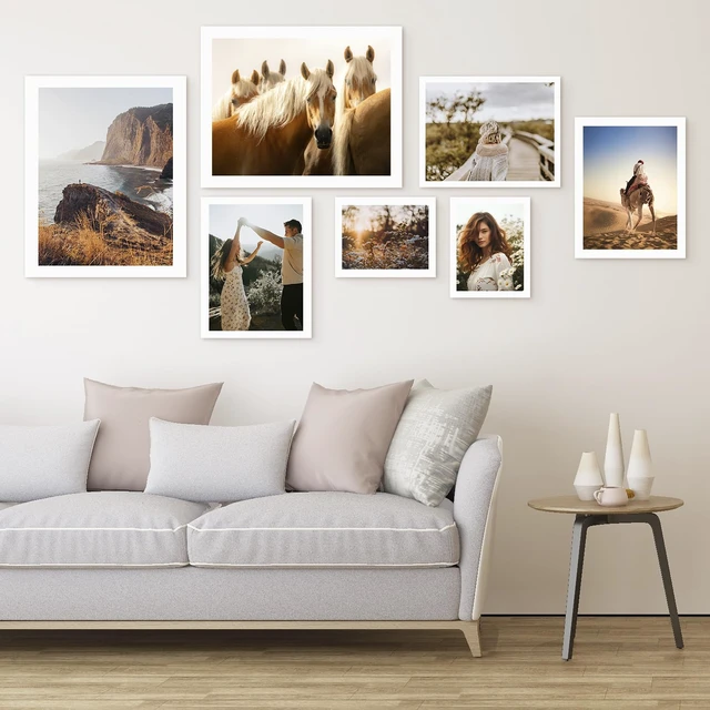 Alt view image 4 of 7 - 12 Sets Uncut Picture Mat Boards, 8x10/11x14/16x20 Matboards for Frames White, Acid-Free Matte Backing Boards for Prints, Photos, Arts, Back Support