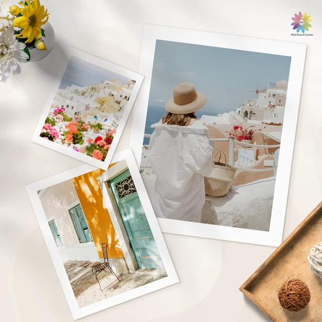Alt view image 6 of 7 - 12 Sets Uncut Picture Mat Boards, 8x10/11x14/16x20 Matboards for Frames White, Acid-Free Matte Backing Boards for Prints, Photos, Arts, Back Support