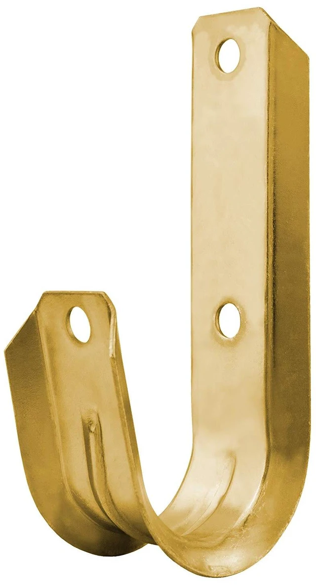 Main image of 1 5/16 Inch Heavy Duty Metal Cable & Wire Support J-Hook Hangers for Wall Mounting & Attaching to Vertical Surfaces for Cable & Wire Management