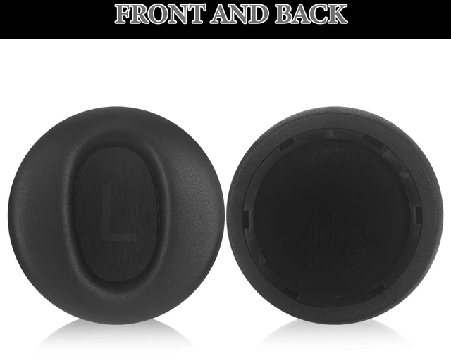 Alt view image 6 of 6 - Replacement Ear Pads for Wyze Headphones, Protein Leather, Black Soft protein leather with memory foam, noise isolating, snap-on installation, replacement cushions for Wyze headphones