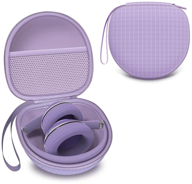 Main image of Headphone Case for Soundcore Anker/Beats/BERIBES/JLab Headphones, Purple for Soundcore Anker Q20i/Q30,JLab JBuds Lux ANC,Beats Studio Pro/Solo 4 3,BERIBES,KVIDIO,TOZO HT3 Over-Ear Headphones Case