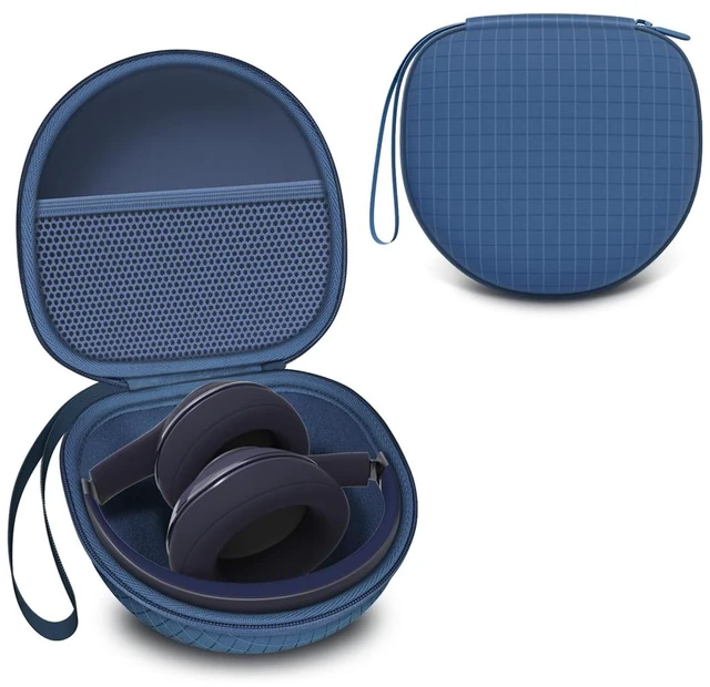 Main image of Headphone Case for Soundcore Anker/Beats/BERIBES/JLab Etc Headphones, Blue for Soundcore Anker Q20i/Q30,JLab JBuds Lux ANC,Beats Studio Pro/Solo 4 3,BERIBES,KVIDIO,TOZO HT3 Over-Ear Headphones Case