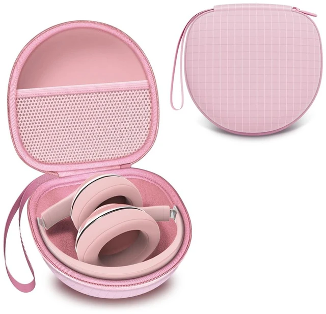 Main image of Headphone Case for Soundcore Anker/Beats/BERIBES/JLab Headphones,Light Pink for Soundcore Anker Q20i/Q30,JLab JBuds Lux ANC,Beats Studio Pro/Solo 4 3,BERIBES,KVIDIO,TOZO HT3 Over-Ear Headphones Case