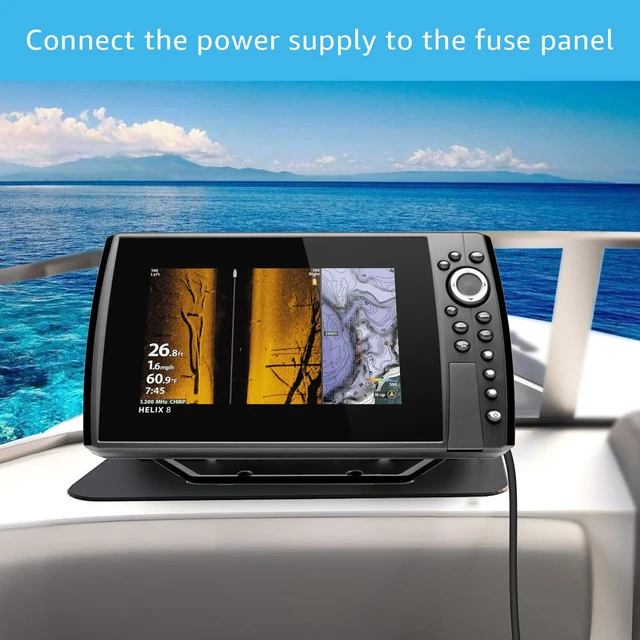 Alt view image 6 of 7 - PC 11 Filtered Power Cable Fit for Humminbird Helix 9/10/12/15 Fish Finders Compatible with 800 Series 900 Series 1100 Series Products 797 798, 720057-1 (6.5 Feet)