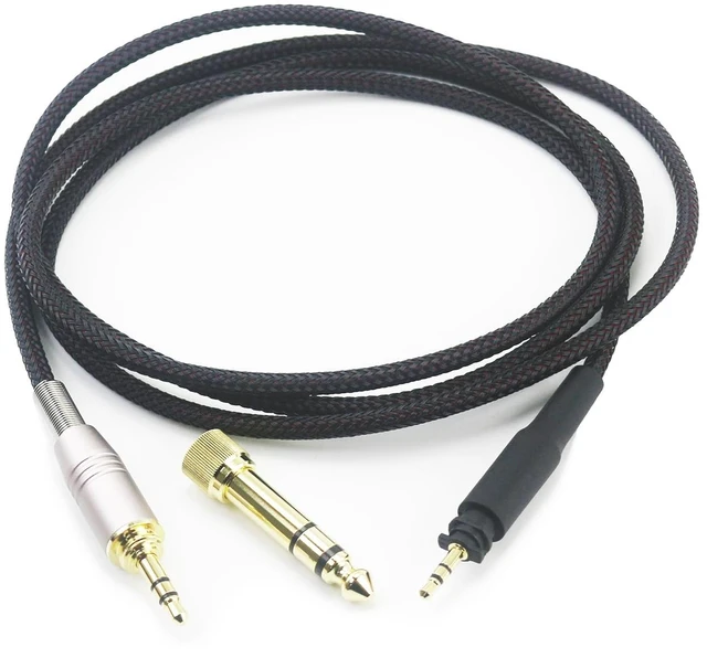 Main image of Replacement Cable for SHURE SRH840 SRH940 SRH440 SRH750DJ Headphones Braided Wire Audio Upgrade HiFi Stereo Cord 150cm/4.5ft