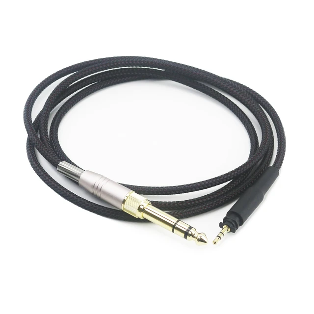 Alt view image 3 of 5 - Replacement Cable for SHURE SRH840 SRH940 SRH440 SRH750DJ Headphones Braided Wire Audio Upgrade HiFi Stereo Cord 150cm/4.5ft